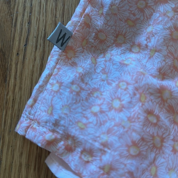 Wheat sz 18mo cotton lined daisy dress cap sleeves button closure Denmark Danish - Picture 5 of 8